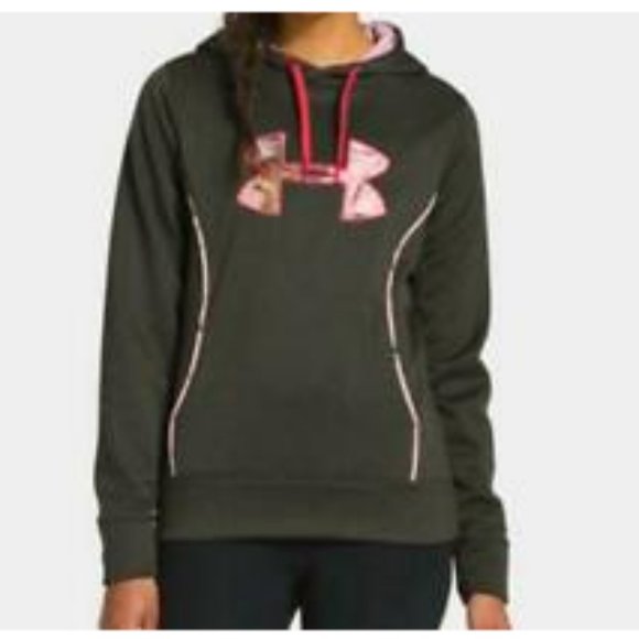 Under Armour Tops - Under Armour Women's Storm Caliber Green Hoodie Jacket Size 2XL Style 1247106